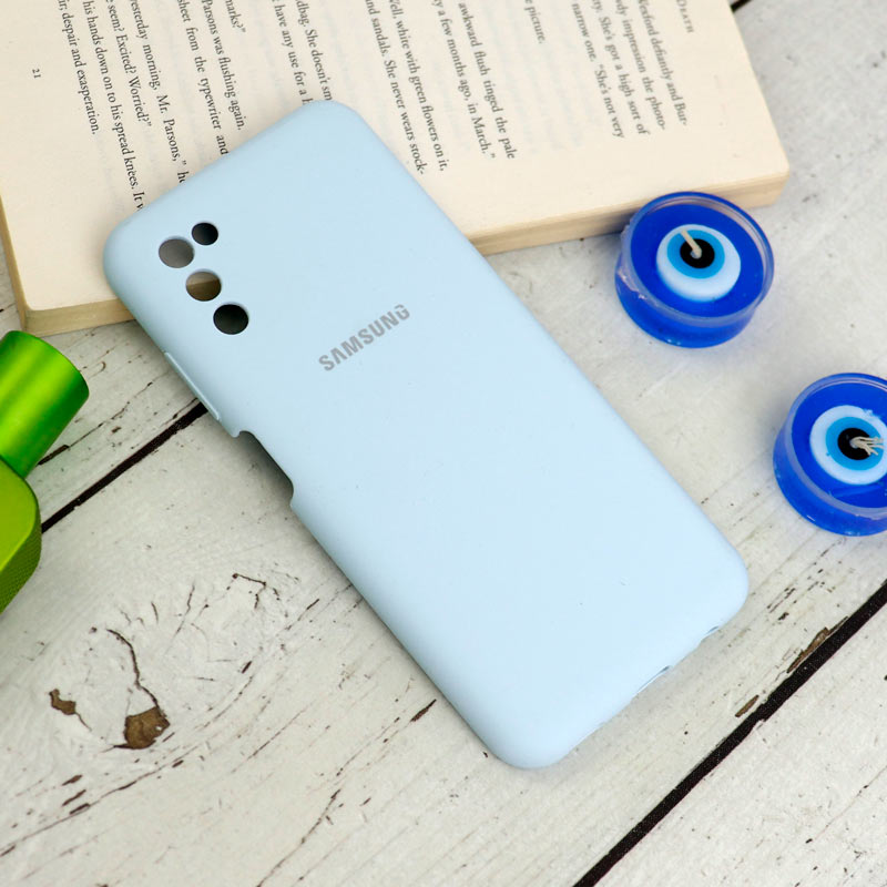 قاب سیلیکونی اصلی زیربسته سامسونگ Galaxy A03s / A02s محافظ لنزدار