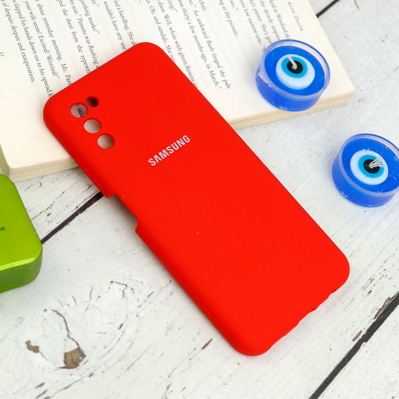 قاب سیلیکونی اصلی زیربسته سامسونگ Galaxy A03s / A02s محافظ لنزدار