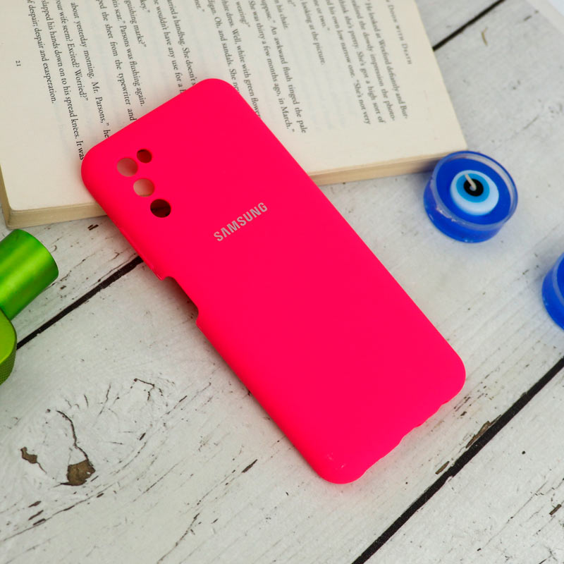 قاب سیلیکونی اصلی زیربسته سامسونگ Galaxy A03s / A02s محافظ لنزدار