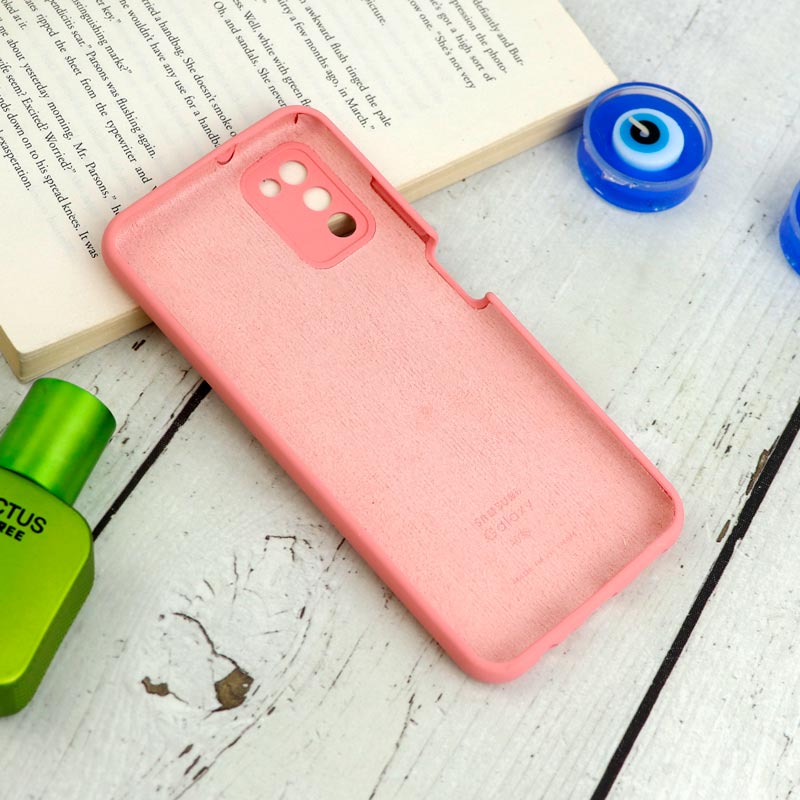 قاب سیلیکونی اصلی زیربسته سامسونگ Galaxy A03s / A02s محافظ لنزدار