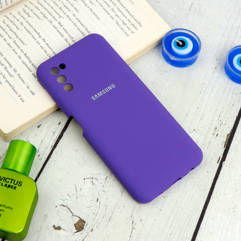 قاب سیلیکونی اصلی زیربسته سامسونگ Galaxy A03s / A02s محافظ لنزدار