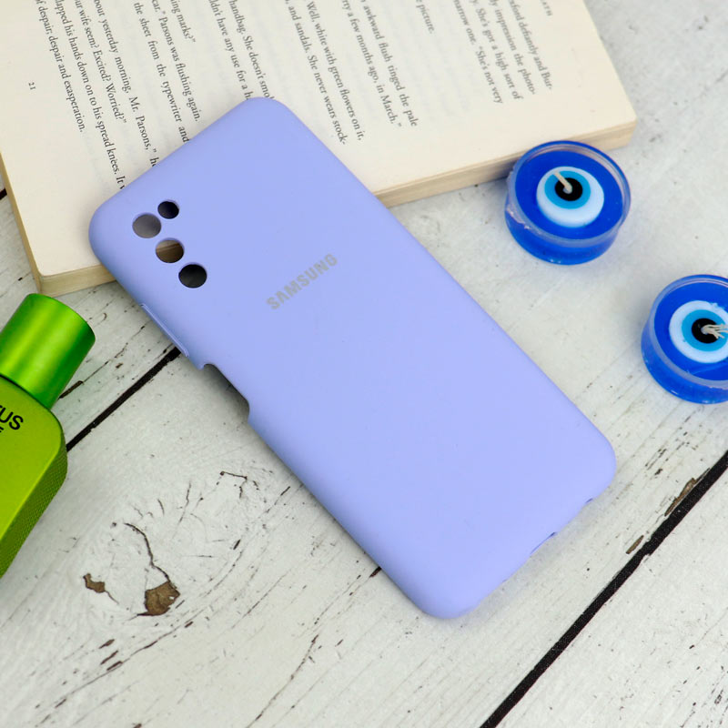 قاب سیلیکونی اصلی زیربسته سامسونگ Galaxy A03s / A02s محافظ لنزدار