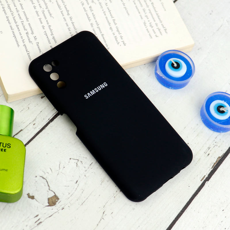 قاب سیلیکونی اصلی زیربسته سامسونگ Galaxy A03s / A02s محافظ لنزدار