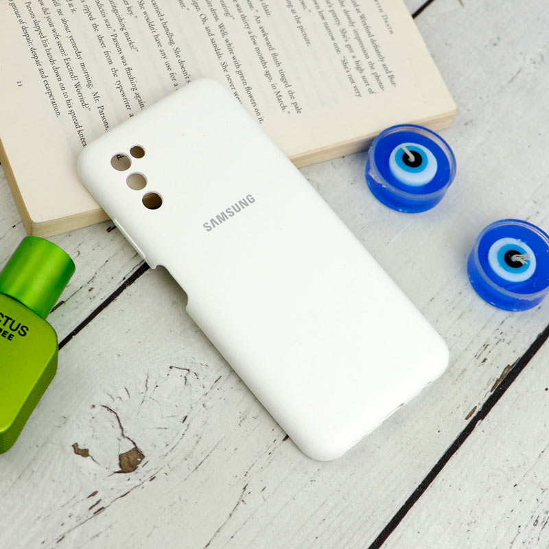 قاب سیلیکونی اصلی زیربسته سامسونگ Galaxy A03s / A02s محافظ لنزدار