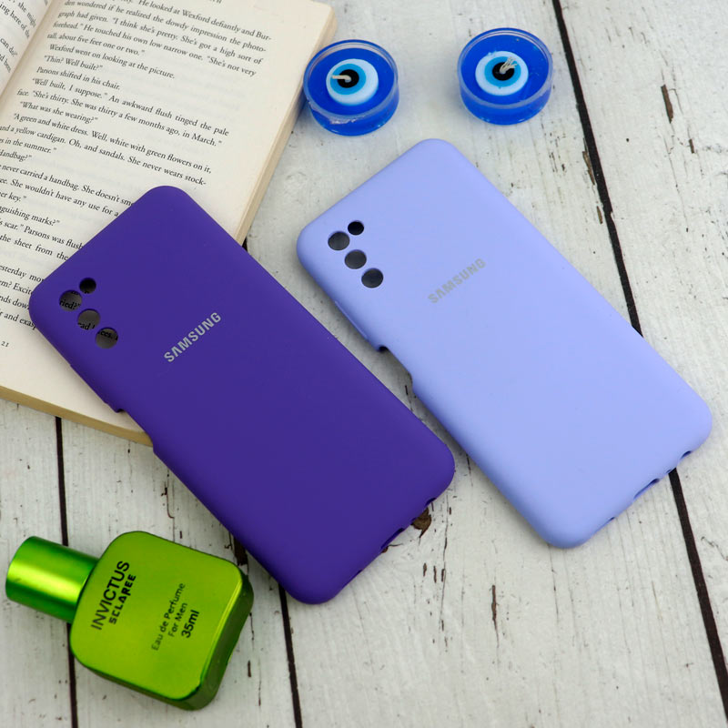 قاب سیلیکونی اصلی زیربسته سامسونگ Galaxy A03s / A02s محافظ لنزدار