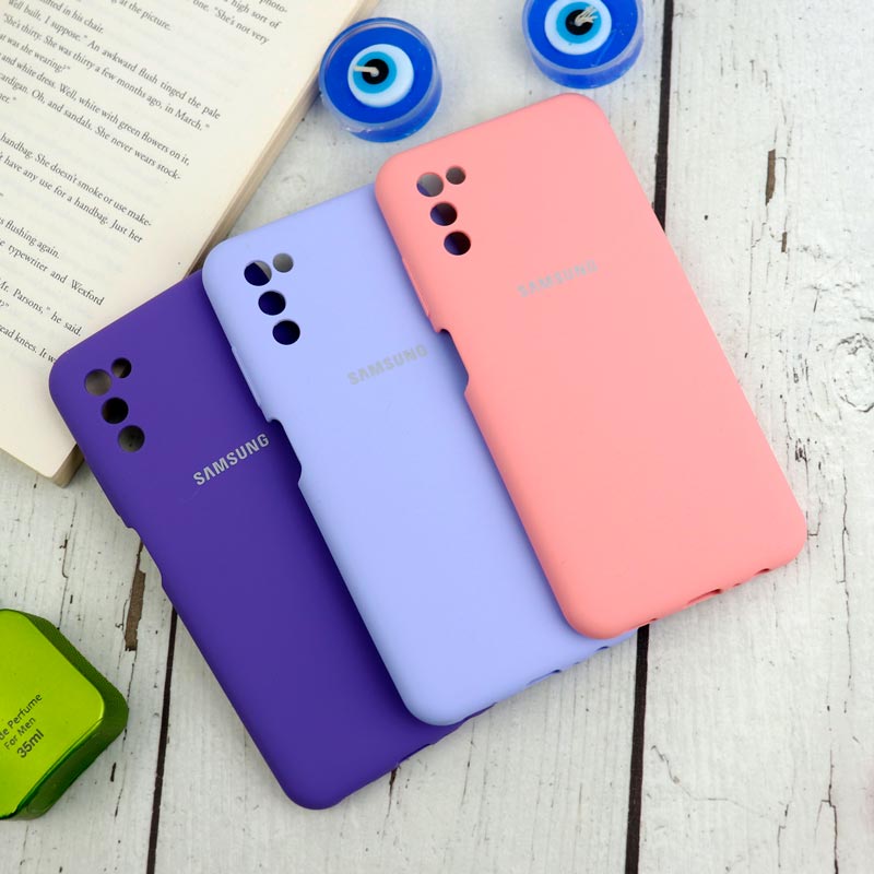 قاب سیلیکونی اصلی زیربسته سامسونگ Galaxy A03s / A02s محافظ لنزدار