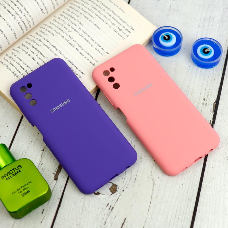 قاب سیلیکونی اصلی زیربسته سامسونگ Galaxy A03s / A02s محافظ لنزدار