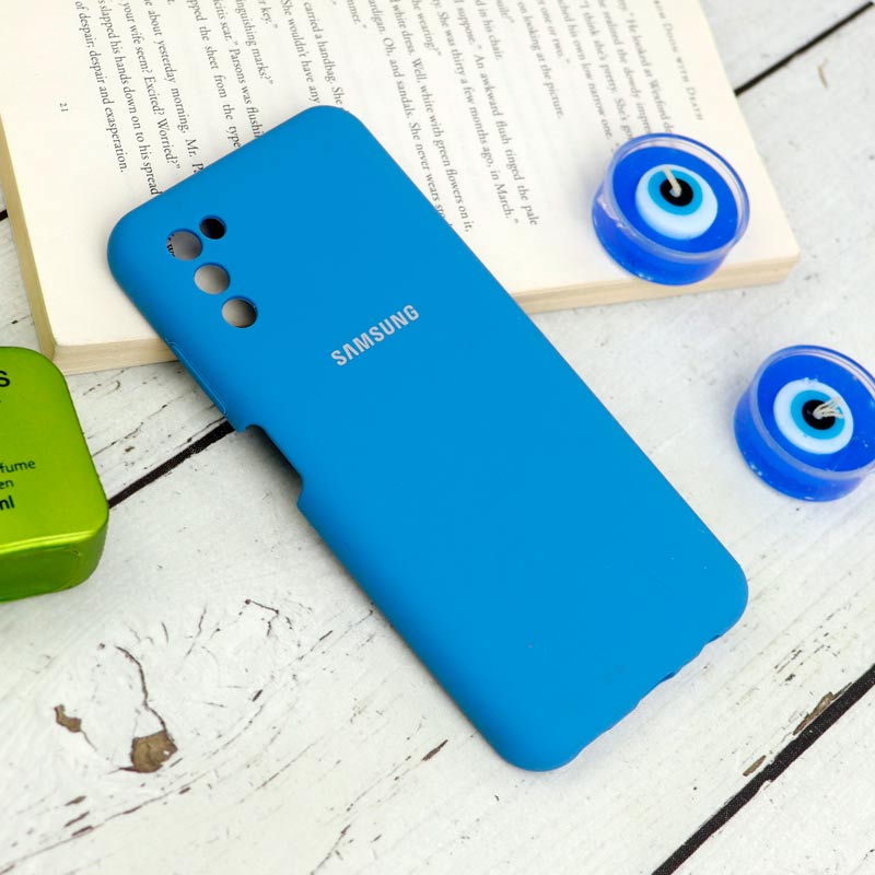 قاب سیلیکونی اصلی زیربسته سامسونگ Galaxy A03s / A02s محافظ لنزدار