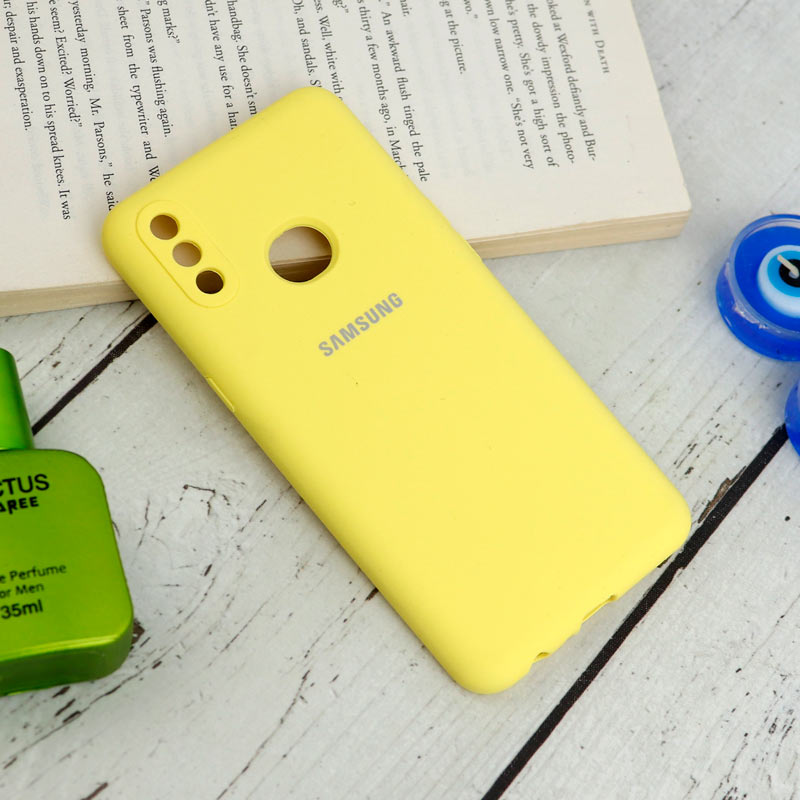 قاب سیلیکونی اصلی زیربسته سامسونگ Galaxy A10s محافظ لنزدار