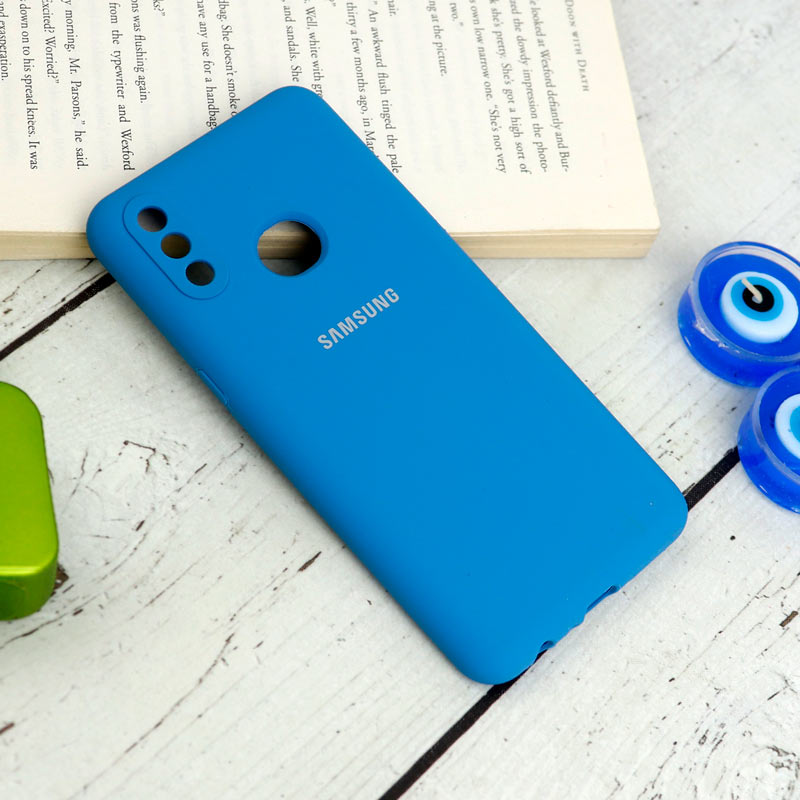 قاب سیلیکونی اصلی زیربسته سامسونگ Galaxy A10s محافظ لنزدار