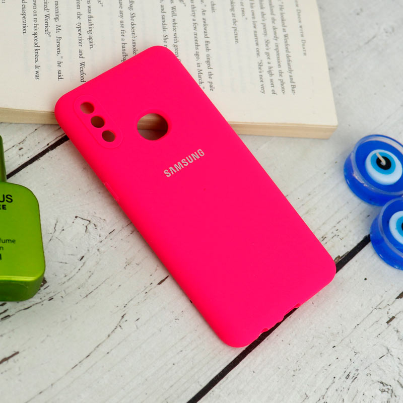 قاب سیلیکونی اصلی زیربسته سامسونگ Galaxy A10s محافظ لنزدار