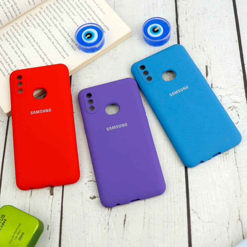 قاب سیلیکونی اصلی زیربسته سامسونگ Galaxy A10s محافظ لنزدار