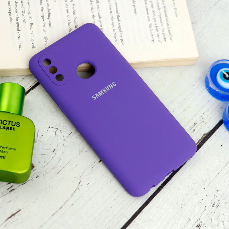 قاب سیلیکونی اصلی زیربسته سامسونگ Galaxy A10s محافظ لنزدار