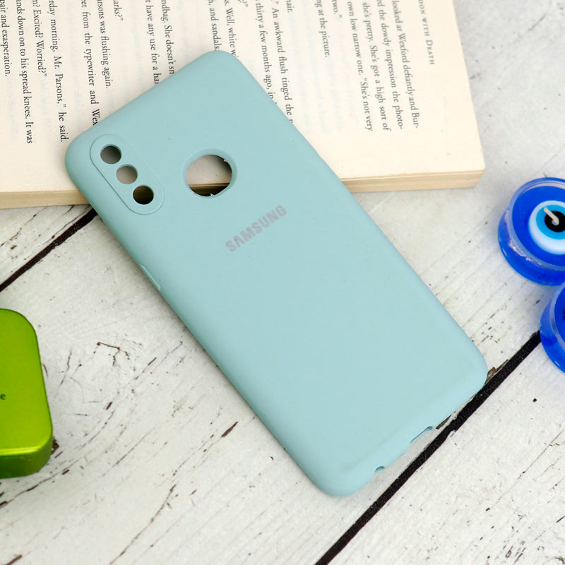 قاب سیلیکونی اصلی زیربسته سامسونگ Galaxy A10s محافظ لنزدار