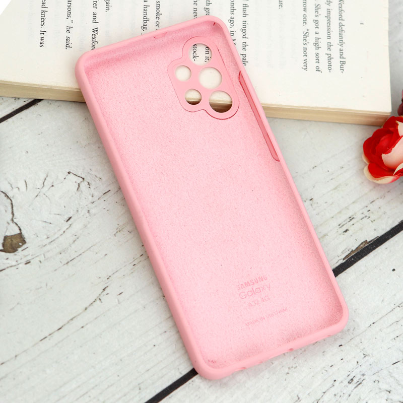 قاب سیلیکونی اصلی زیربسته سامسونگ A32 4G محافظ لنزدار