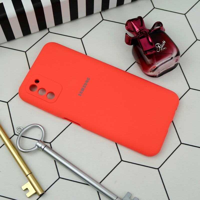قاب سیلیکونی اصلی زیربسته سامسونگ Galaxy A03s / A02s محافظ لنزدار