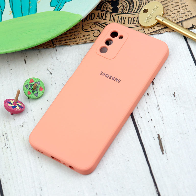 قاب سیلیکونی معمولی محافظ لنزدار Samsung Galaxy A03s