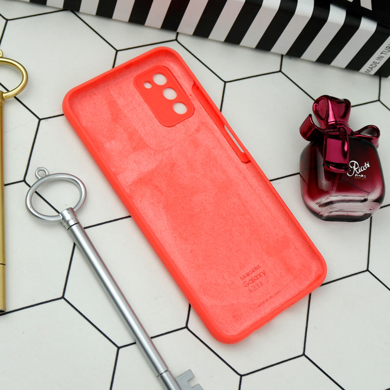 قاب سیلیکونی اصلی زیربسته سامسونگ Galaxy A03s / A02s محافظ لنزدار