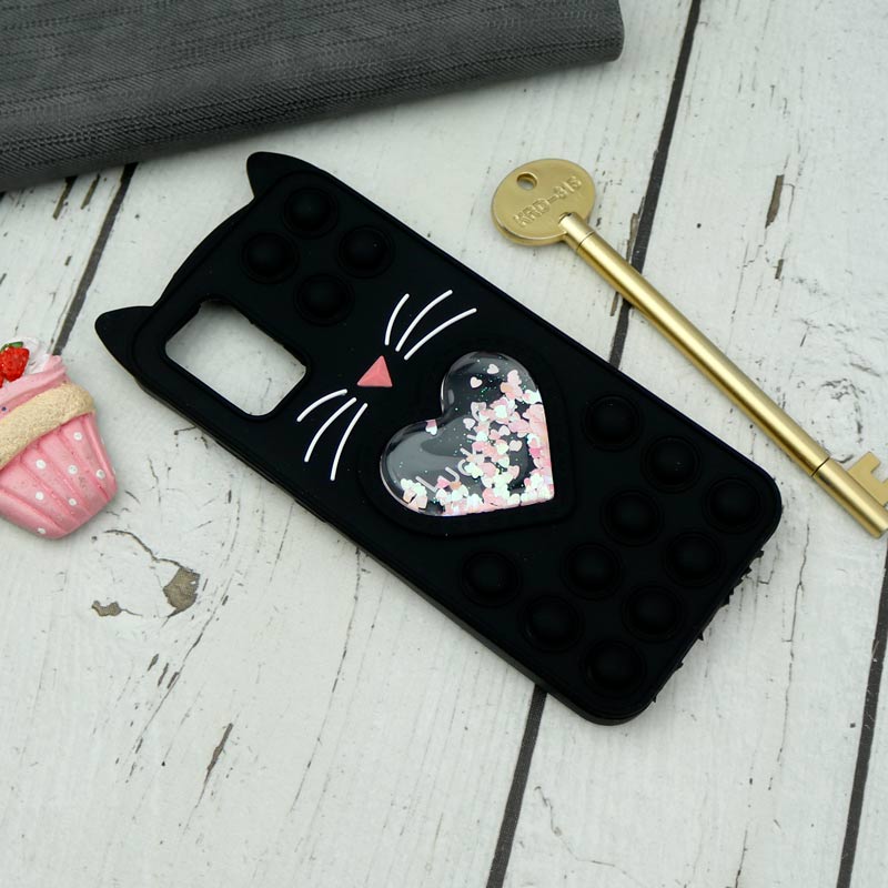 قاب اورجینال سیلیکونی آکواریومی Lucky Cat پاپیتی Samsung Galaxy A03s