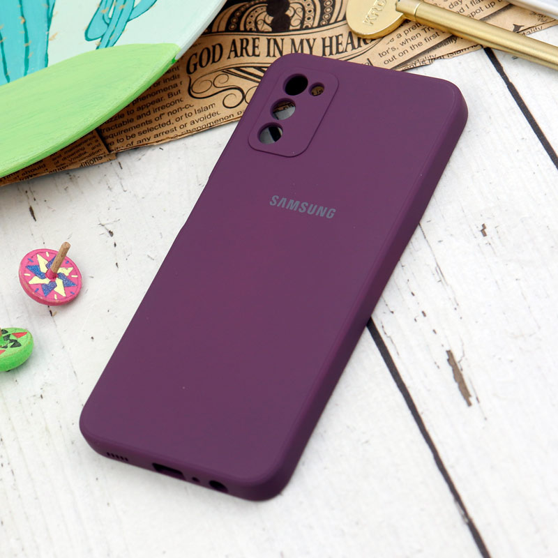 قاب سیلیکونی معمولی محافظ لنزدار Samsung Galaxy A03s