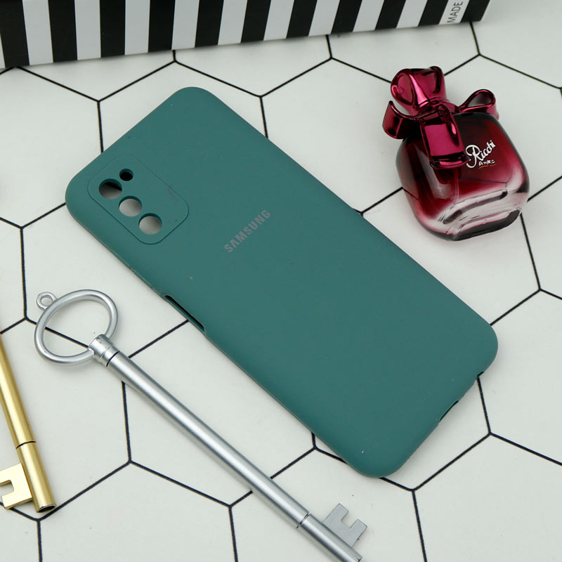 قاب سیلیکونی اصلی زیربسته سامسونگ Galaxy A03s / A02s محافظ لنزدار