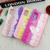 قاب اورجینال سیلیکونی آکواریومی Lucky Cat پاپیتی Samsung Galaxy A03s