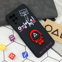قاب سیلیکونی Squid Game محافظ لنزدار Samsung Galaxy A12