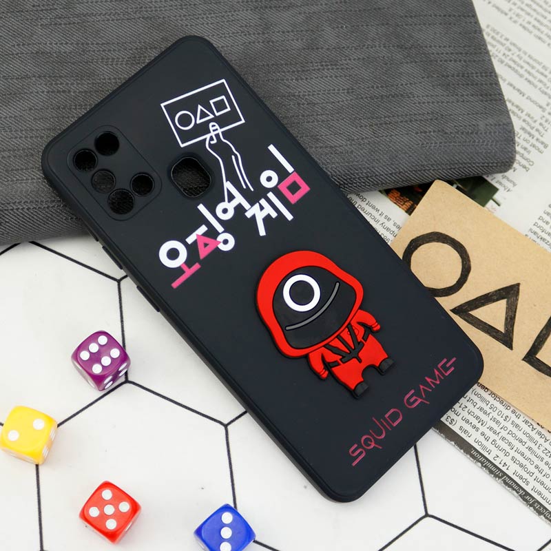 قاب سیلیکونی Squid Game محافظ لنزدار Samsung Galaxy A21s