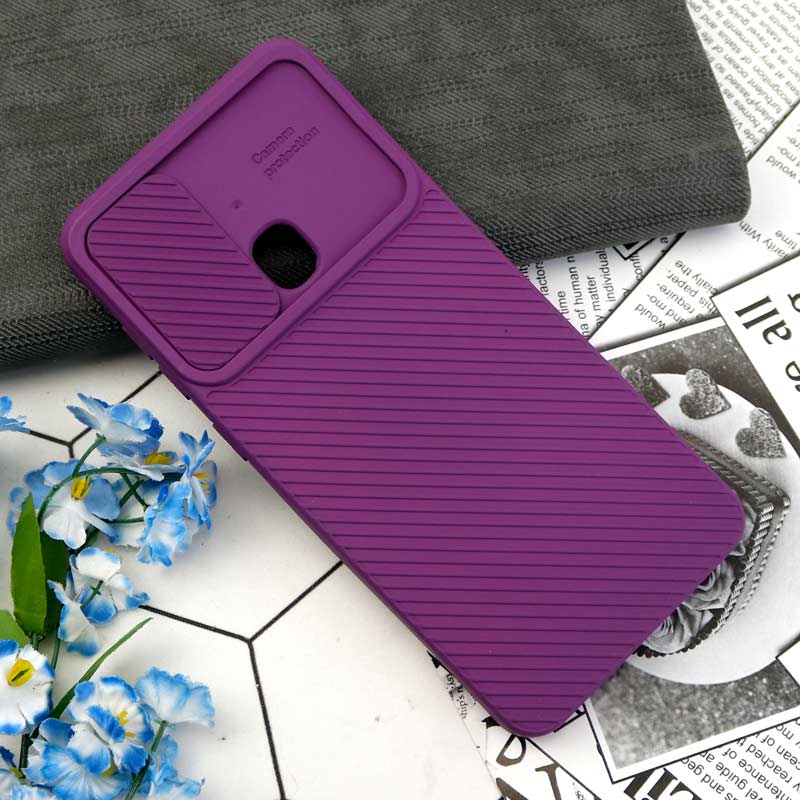 قاب سیلیکونی کبریتی محافظ لنزدار کشویی Samsung Galaxy A21s