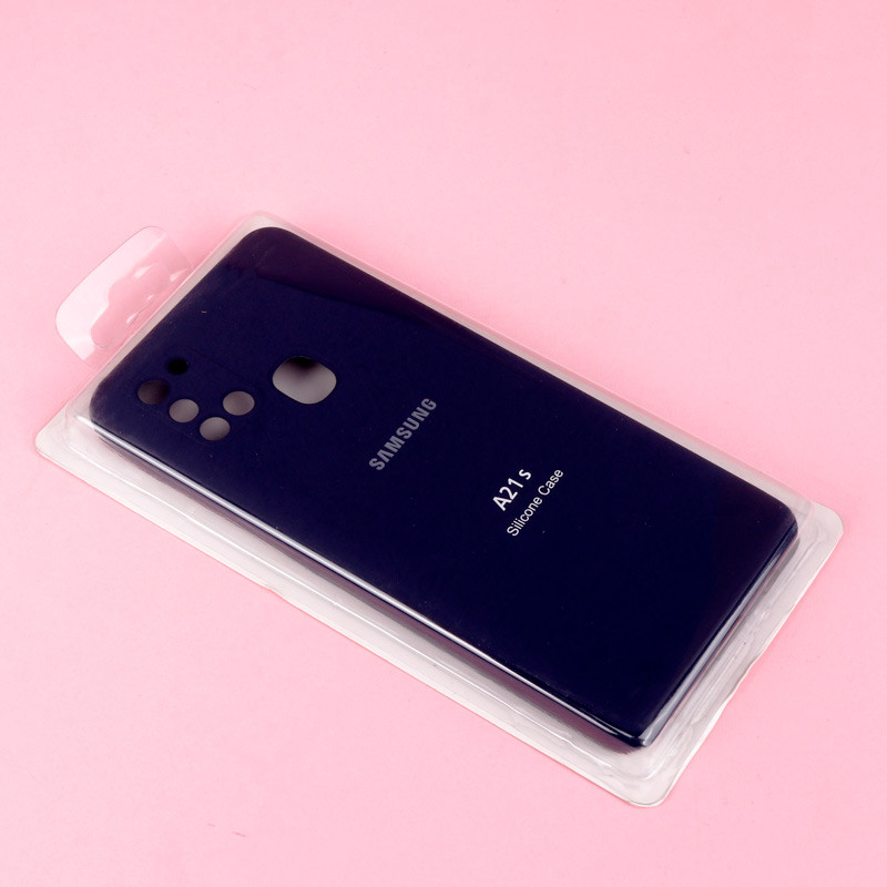 قاب سیلیکونی اصلی زیربسته سامسونگ Galaxy A21s محافظ لنزدار