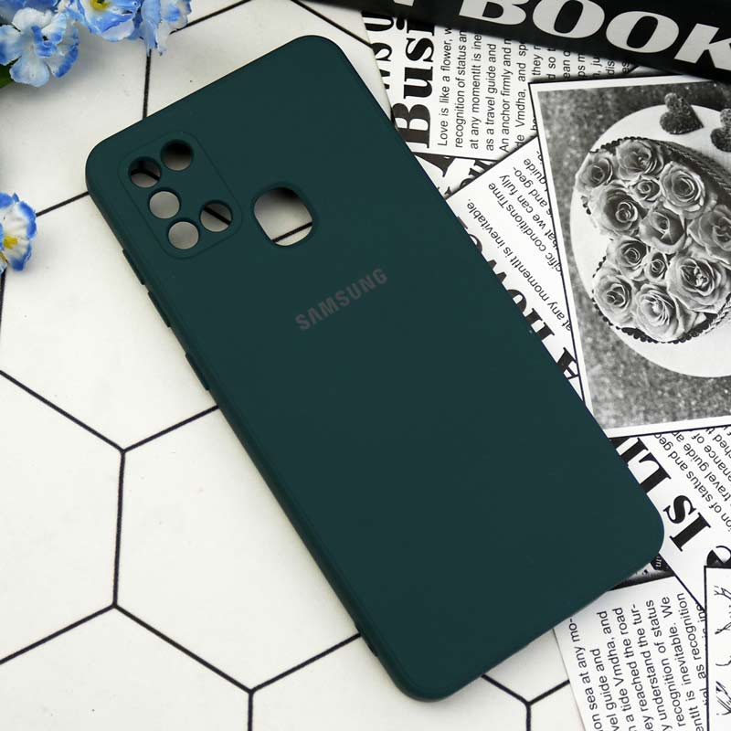 قاب سیلیکونی معمولی محافظ لنزدار Samsung Galaxy A21s