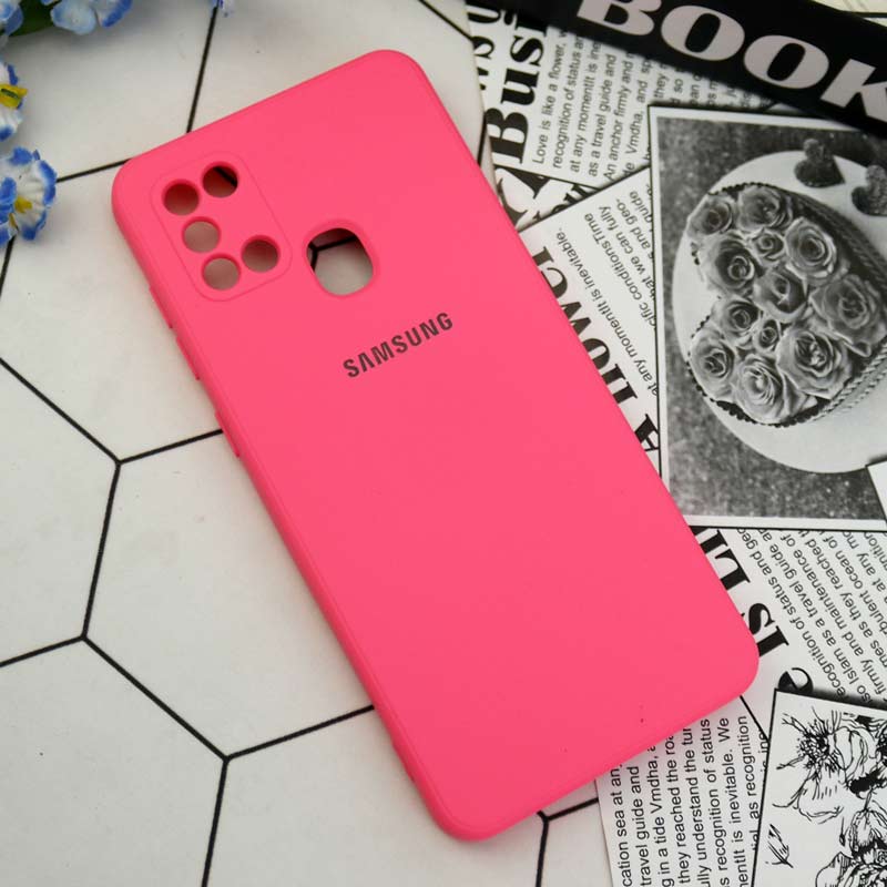 قاب سیلیکونی معمولی محافظ لنزدار Samsung Galaxy A21s