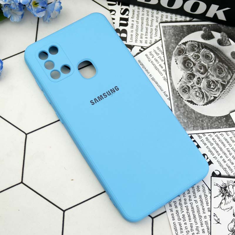 قاب سیلیکونی معمولی محافظ لنزدار Samsung Galaxy A21s