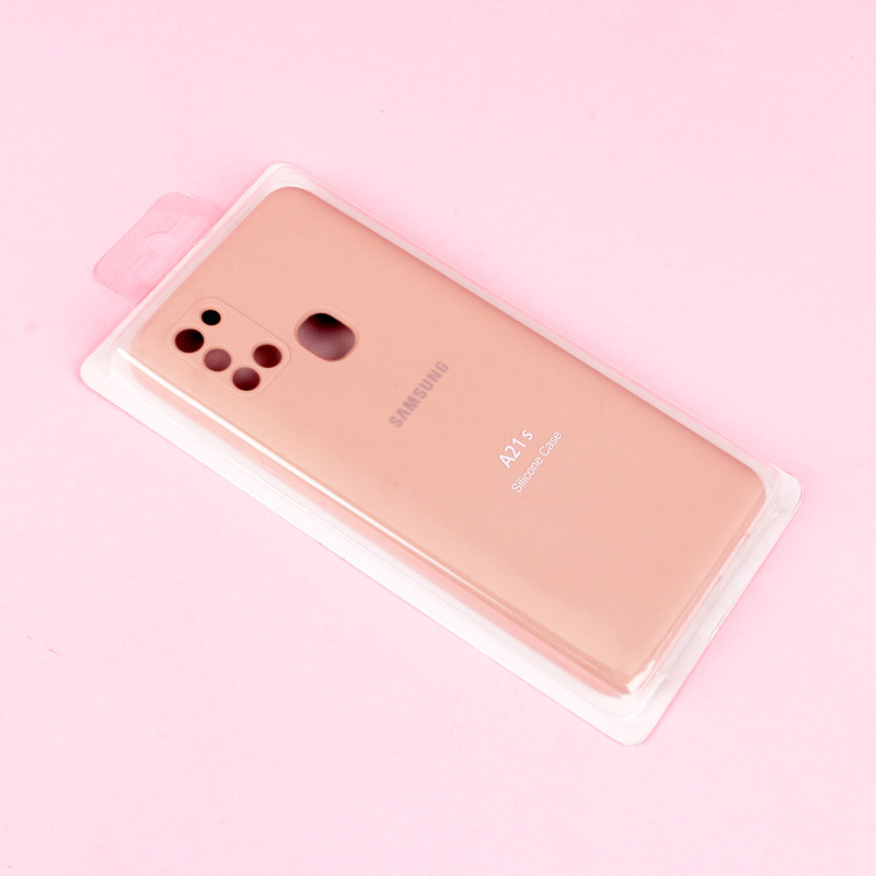 قاب سیلیکونی اصلی زیربسته سامسونگ Galaxy A21s محافظ لنزدار