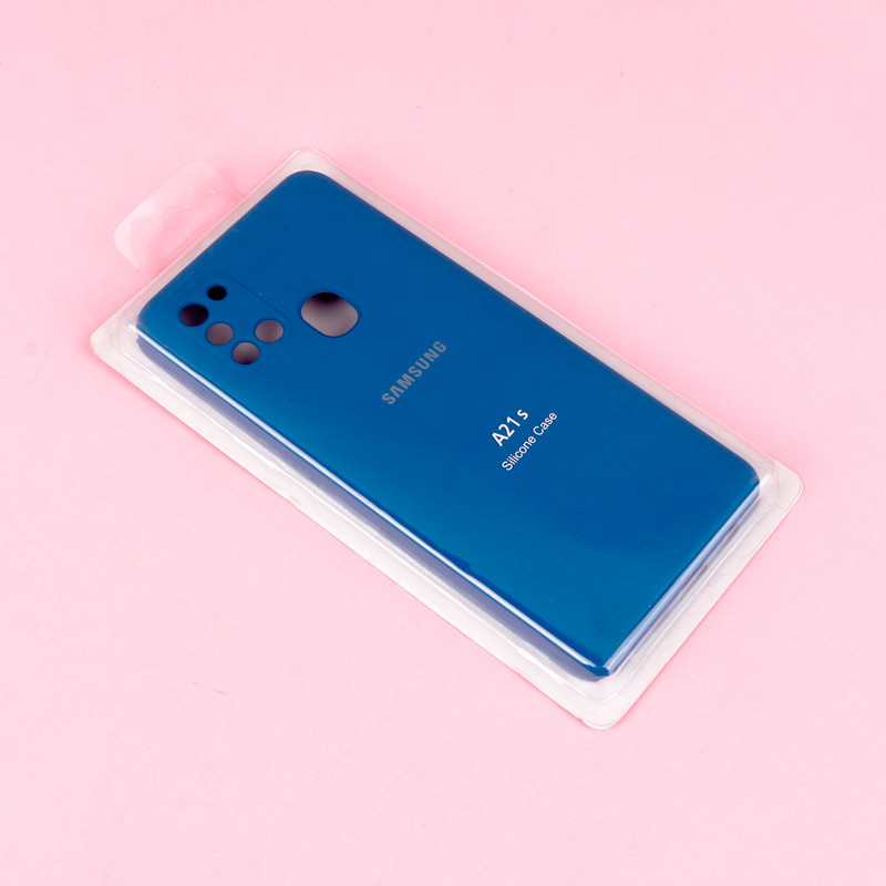 قاب سیلیکونی اصلی زیربسته سامسونگ Galaxy A21s محافظ لنزدار