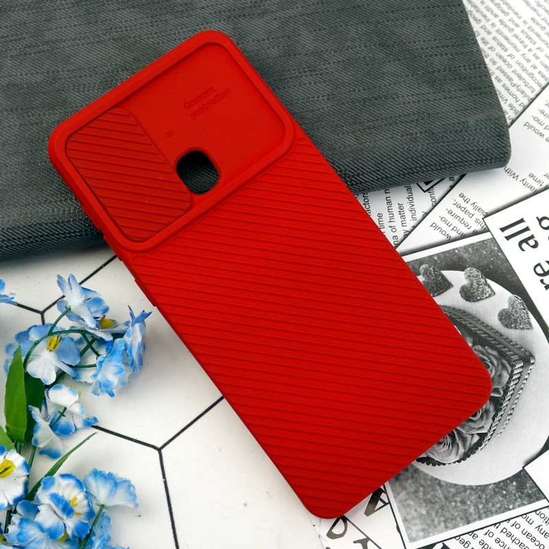 قاب سیلیکونی کبریتی محافظ لنزدار کشویی Samsung Galaxy A21s