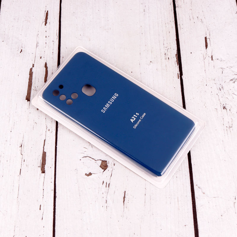 قاب سیلیکونی اصلی زیربسته سامسونگ Galaxy A21s محافظ لنزدار