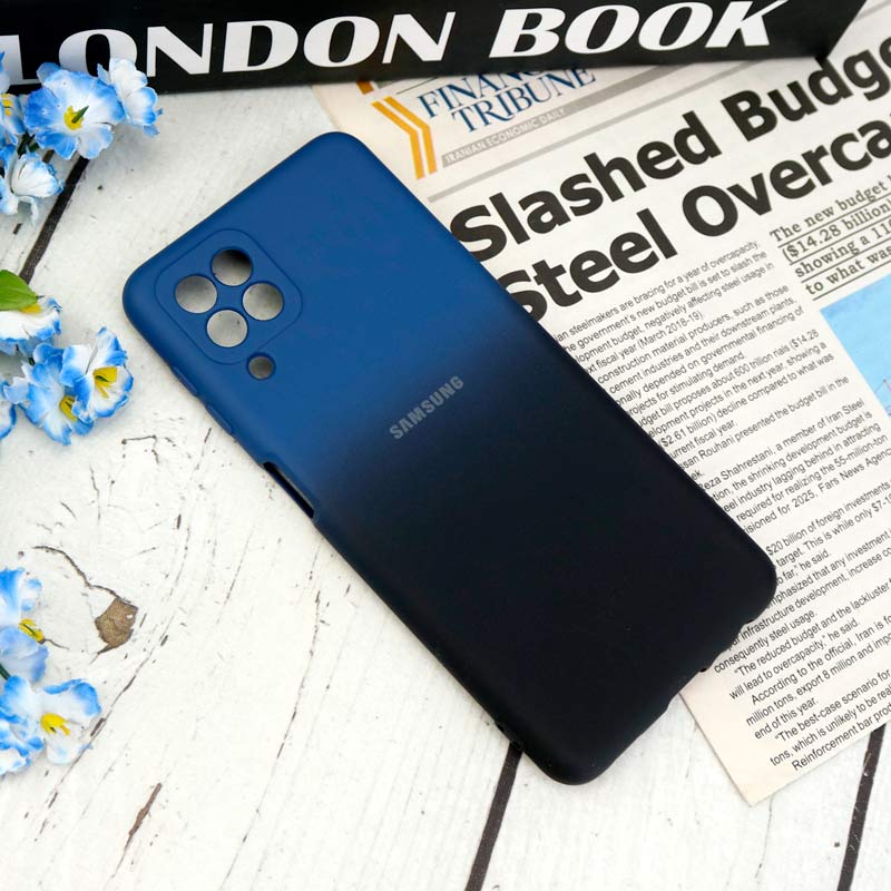 قاب سیلیکونی محافظ لنزدار دو رنگ Samsung Galaxy A22 4G