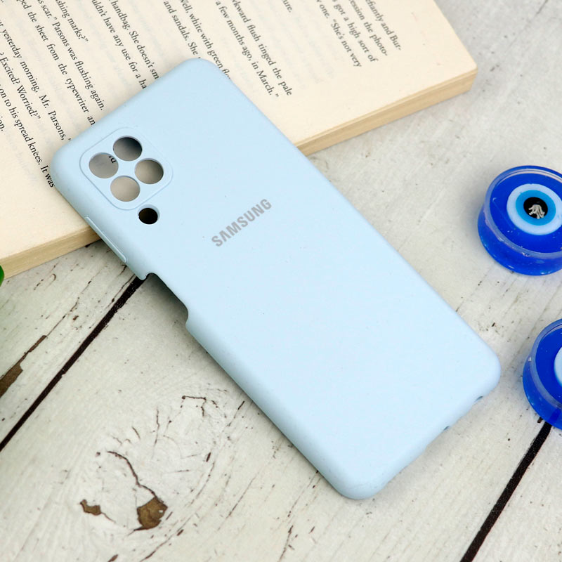 قاب سیلیکونی اصلی زیربسته سامسونگ Galaxy A22 4G محافظ لنزدار