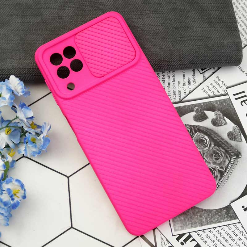 قاب سیلیکونی کبریتی سامسونگ Galaxy A22 4G محافظ لنزدار کشویی