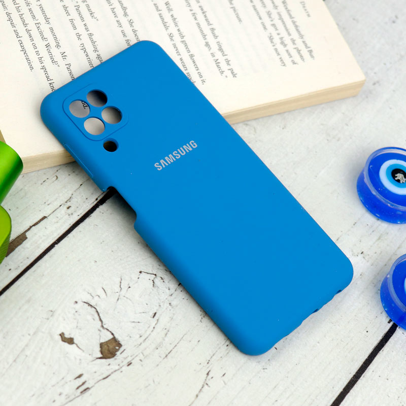 قاب سیلیکونی اصلی زیربسته سامسونگ Galaxy A22 4G محافظ لنزدار