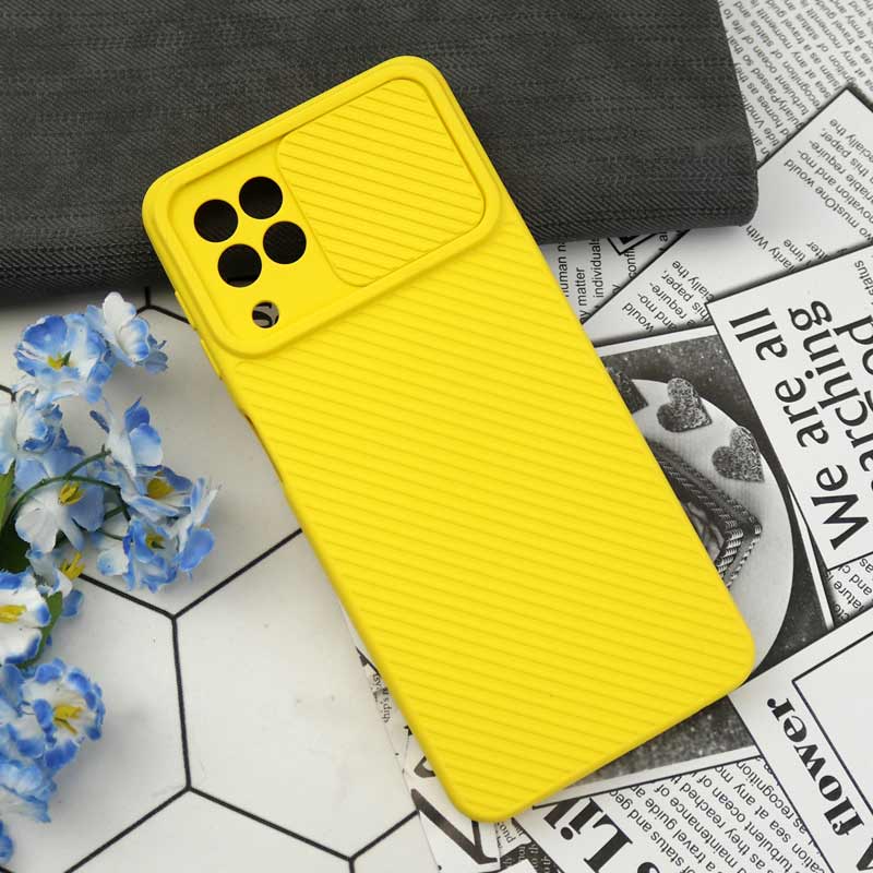 قاب سیلیکونی کبریتی سامسونگ Galaxy A22 4G محافظ لنزدار کشویی