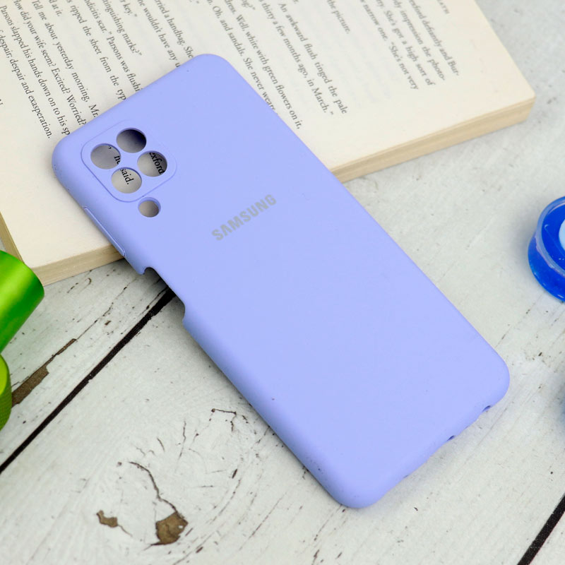 قاب سیلیکونی اصلی زیربسته سامسونگ Galaxy A22 4G محافظ لنزدار