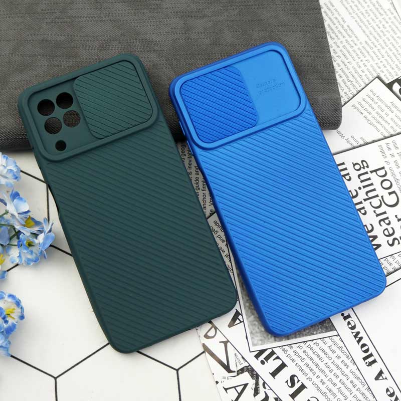 قاب سیلیکونی کبریتی سامسونگ Galaxy A22 4G محافظ لنزدار کشویی