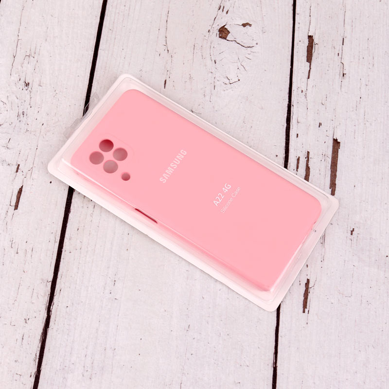 قاب سیلیکونی اصلی زیربسته سامسونگ Galaxy A22 4G محافظ لنزدار