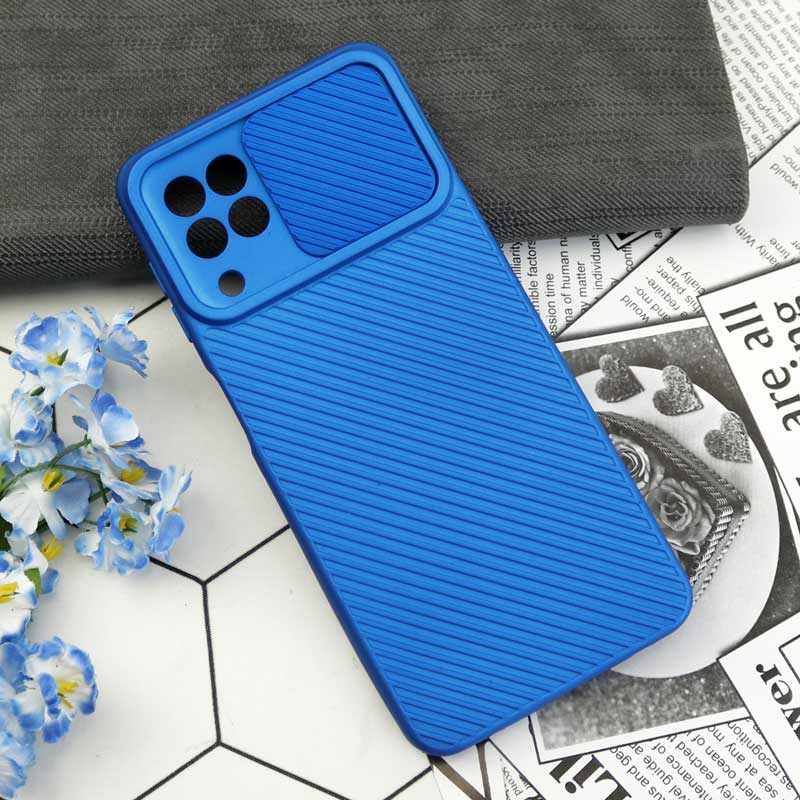 قاب سیلیکونی کبریتی سامسونگ Galaxy A22 4G محافظ لنزدار کشویی