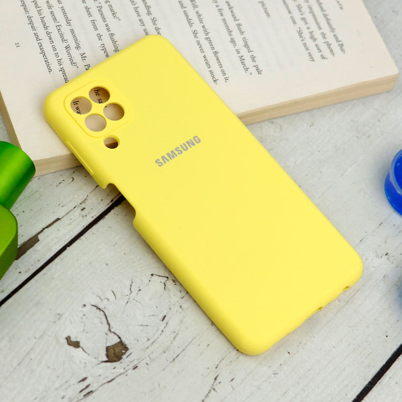 قاب سیلیکونی اصلی زیربسته سامسونگ Galaxy A22 4G محافظ لنزدار