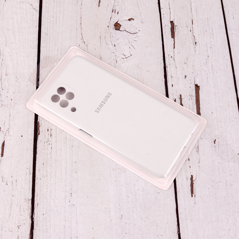قاب سیلیکونی اصلی زیربسته سامسونگ Galaxy A22 4G محافظ لنزدار