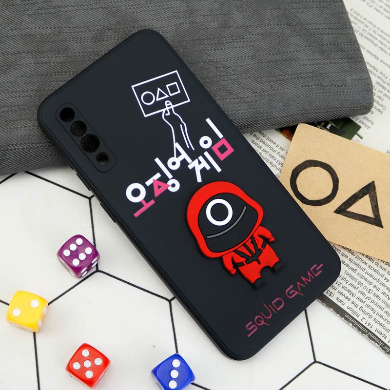 قاب سیلیکونی Squid Game محافظ لنزدار Samsung Galaxy A30s / A50s