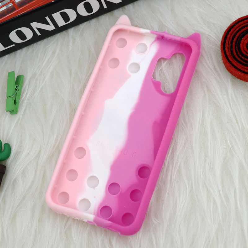 قاب اورجینال سیلیکونی آکواریومی Lucky Cat پاپیتی Samsung Galaxy A32 4G